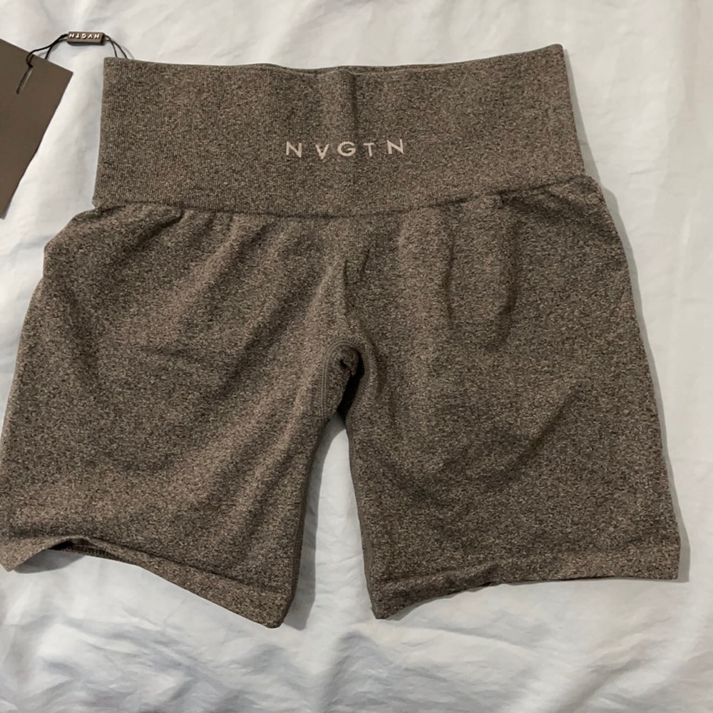 Grey NVGTN shorts